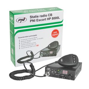 Kit Statie radio CB PNI Escort HP 8000L+Antena CB PNI S75 cu cablu si montura fixa dayov