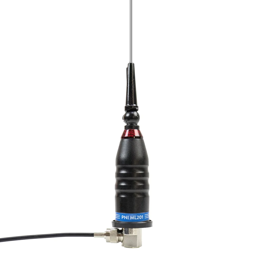 Antena statie CB PNI ML 201 Black,26-28MHz, 1200W cu inclinare la 90 de grade