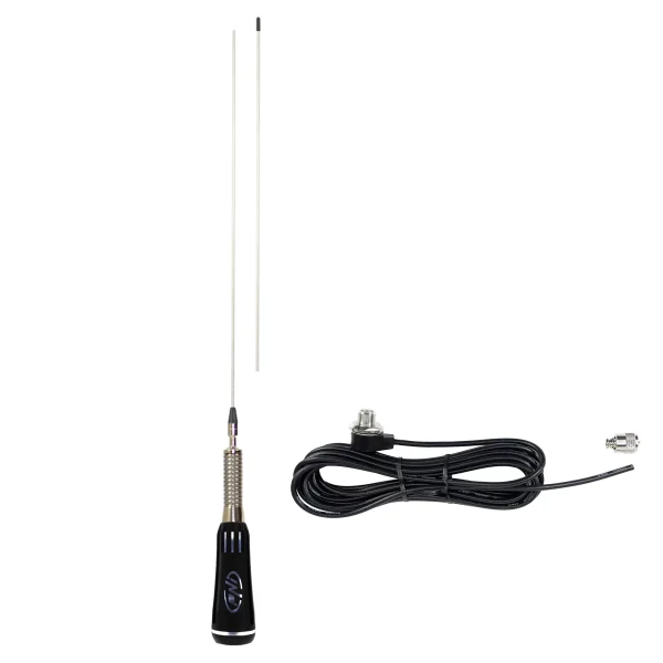 Antena statie radio CB Led 2000 lungime 90 cm si cablu montaj PNI T601