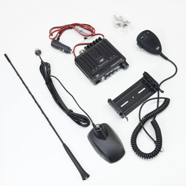 Kit statie radioCB HP7120 +Antena CB PNI Extra 48, SWR 1.0 ASQ, RF Gain, 4W,12V dayov