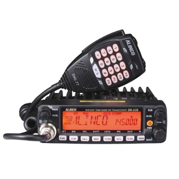 Statie radio radioamatori VHF/UHF Alinco DR-638HE dual band 144-146MHz/430-440Mhz