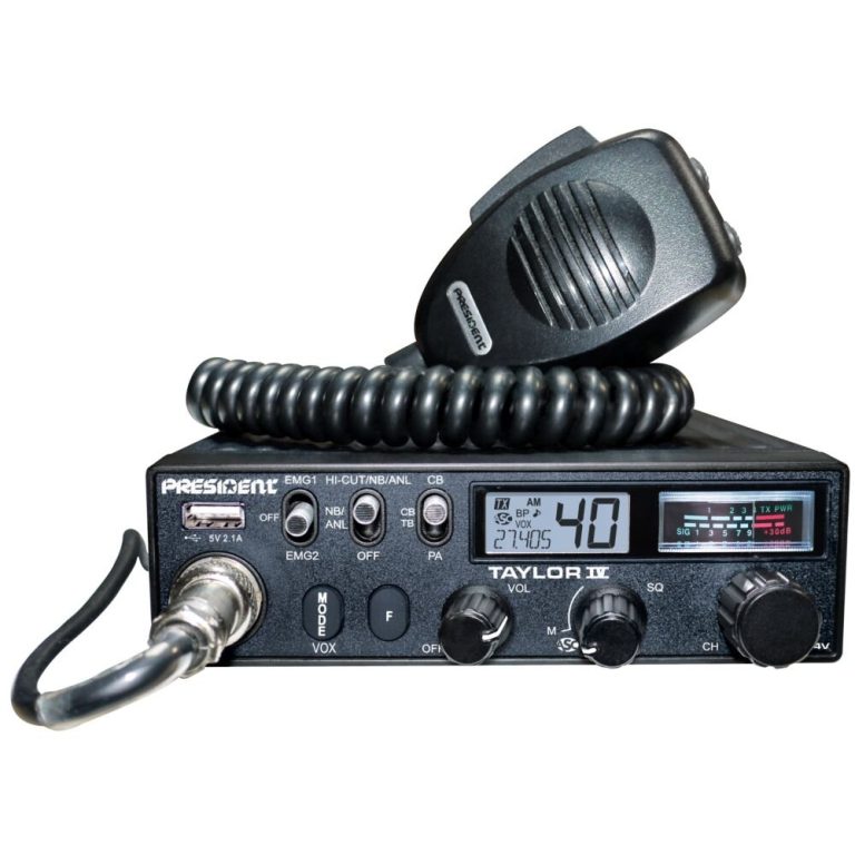 Statie radio CB President TAYLOR IV ASC,12V/24V dayov