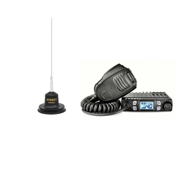 Kit statie CB AVANTI MICRO II+ANTENA CB AVANTI CARERA