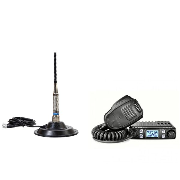 Kit statie radio Avanti Micro II+Antena CB PNI ML90