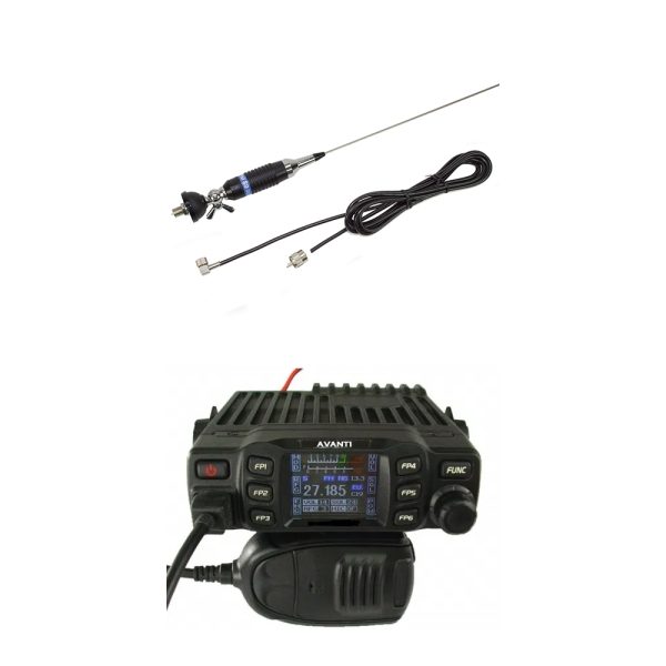 Kit statie Avanti Morini Forza+Antena radio S9 cu cablu