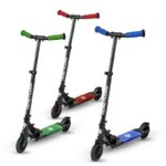 05 trotineta led qplay honeycomb albastru square