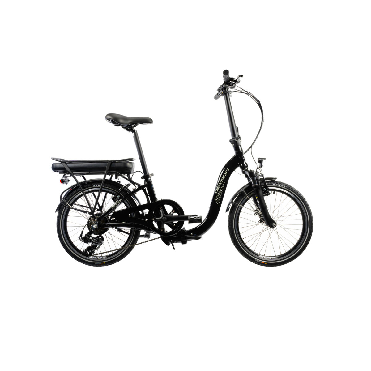 Bicicleta Electrica Pliabila Devron 20122 - 20 Inch,S,Negru