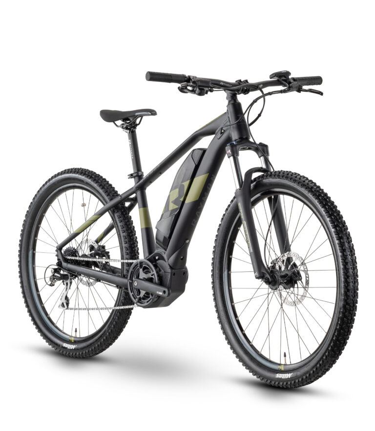 Bicicleta Electrica Raymon HardRay E 2.0 - 27.5 Inch, M, Negru-Verde