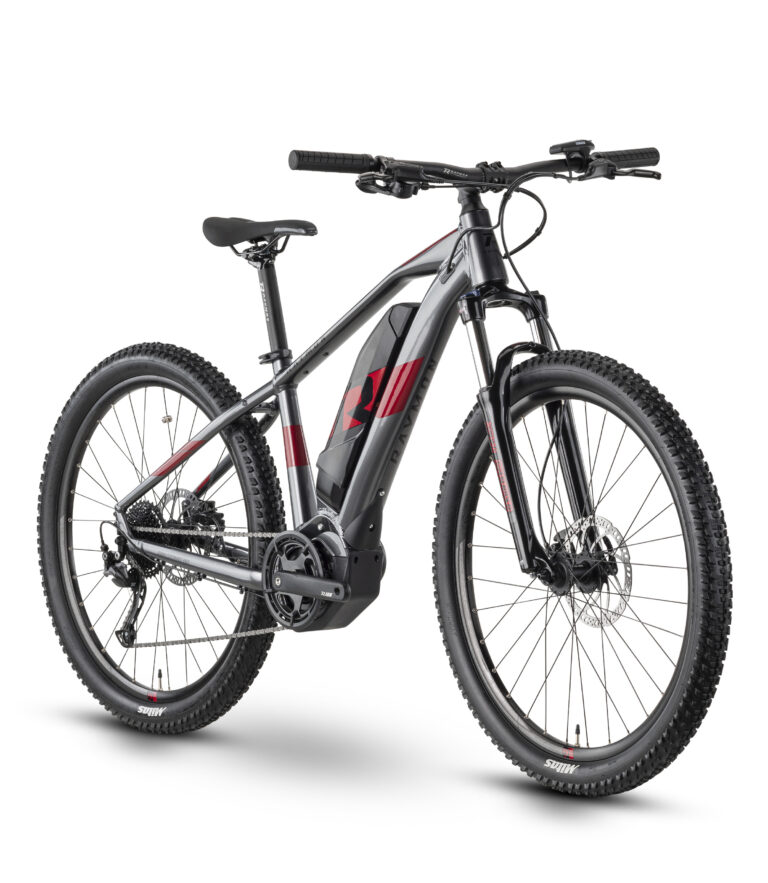 Bicicleta Electrica Raymon HardRay E 3.0 - 29 Inch, XL, Gri-Rosu