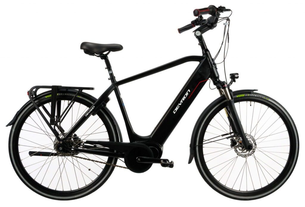 Bicicleta Electrica Devron 28427 - 28 Inch, L, Negru mat