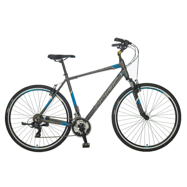 Bicicleta Trekking Polar Helix - 28 Inch, XL,Gri-Albastru