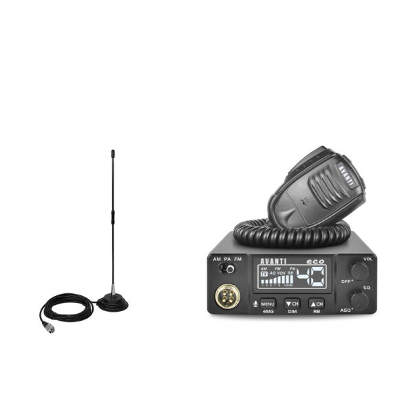 Statie radio CB Avanti Eco+Antena Extra 40