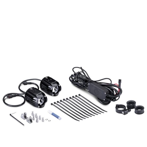Set proiectoare motocicleta midland led ip67 6000 lumen