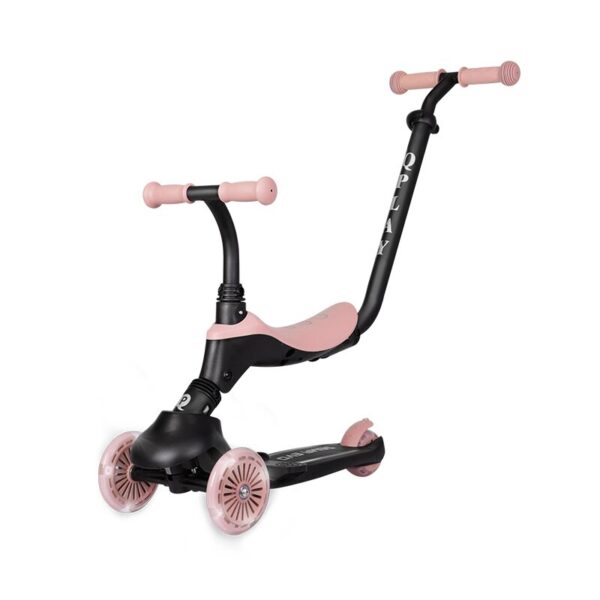 Trotineta multifunctionala 6in1 Qplay Sema EVO Roz - dayov.ro